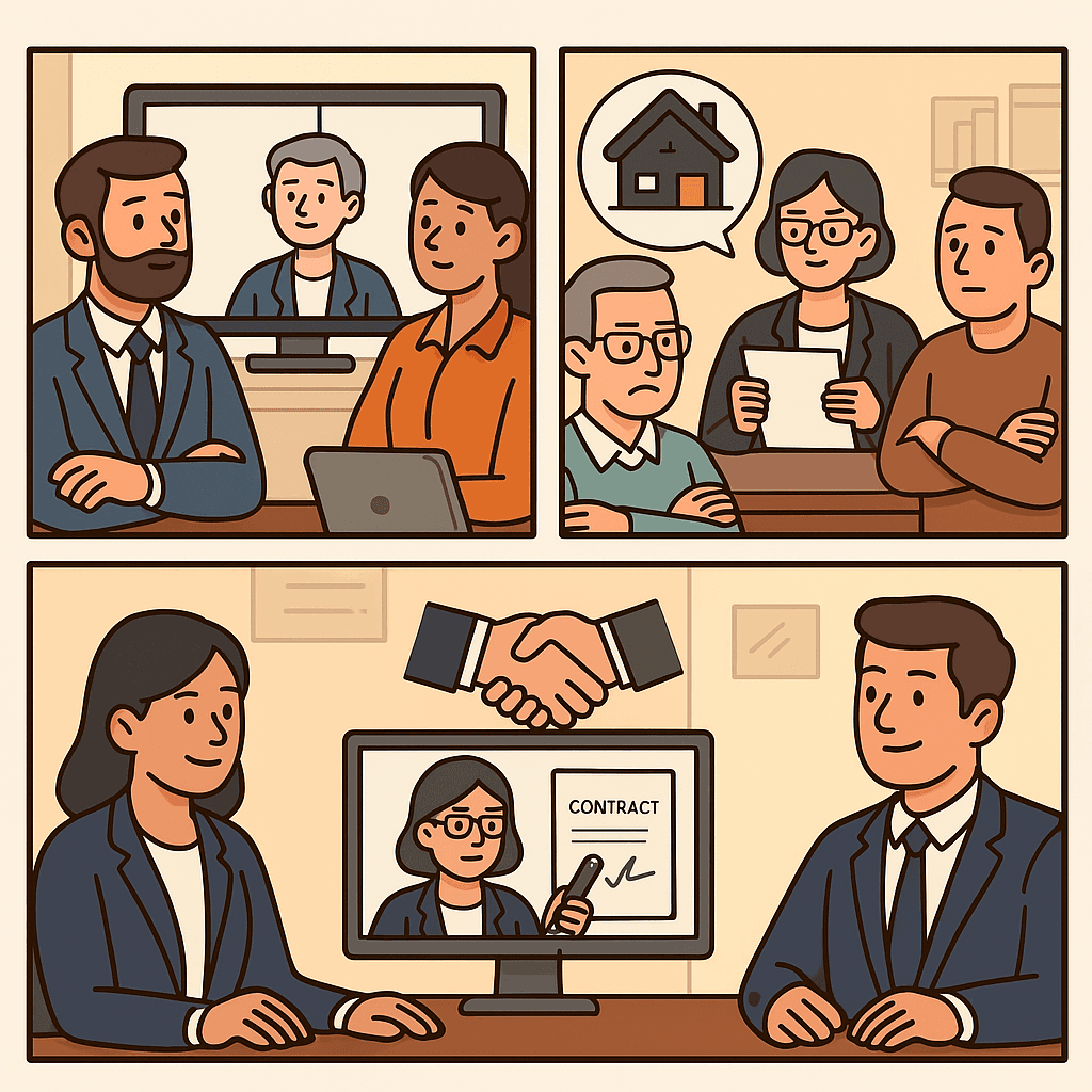 Como funciona a audiência online