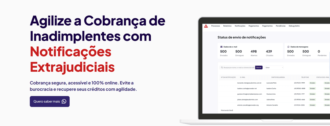 Seguir as etapas da arbitragem ou fazer notificação extrajudicial
